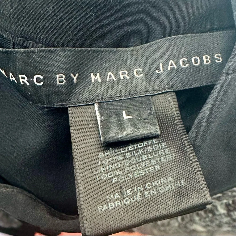 Marc Jacobs • Signature Faux Sequin Dress in Black Large - Picture 6 of 6